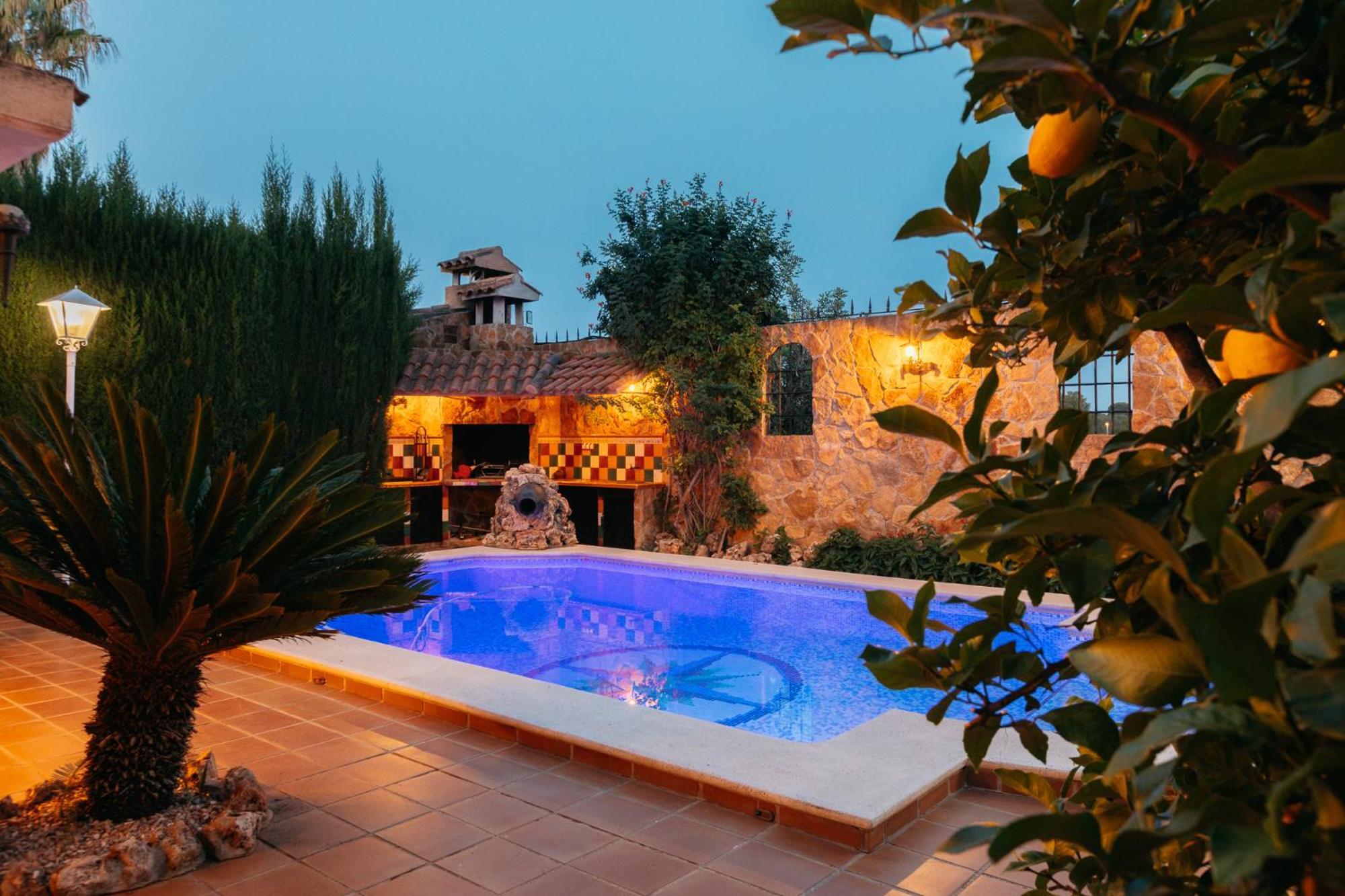 Chalet, Villa Rodeada De Naturaleza Piscina A Doce Klm De Valencia Y 7 Del Aeropuerto Exteriér fotografie