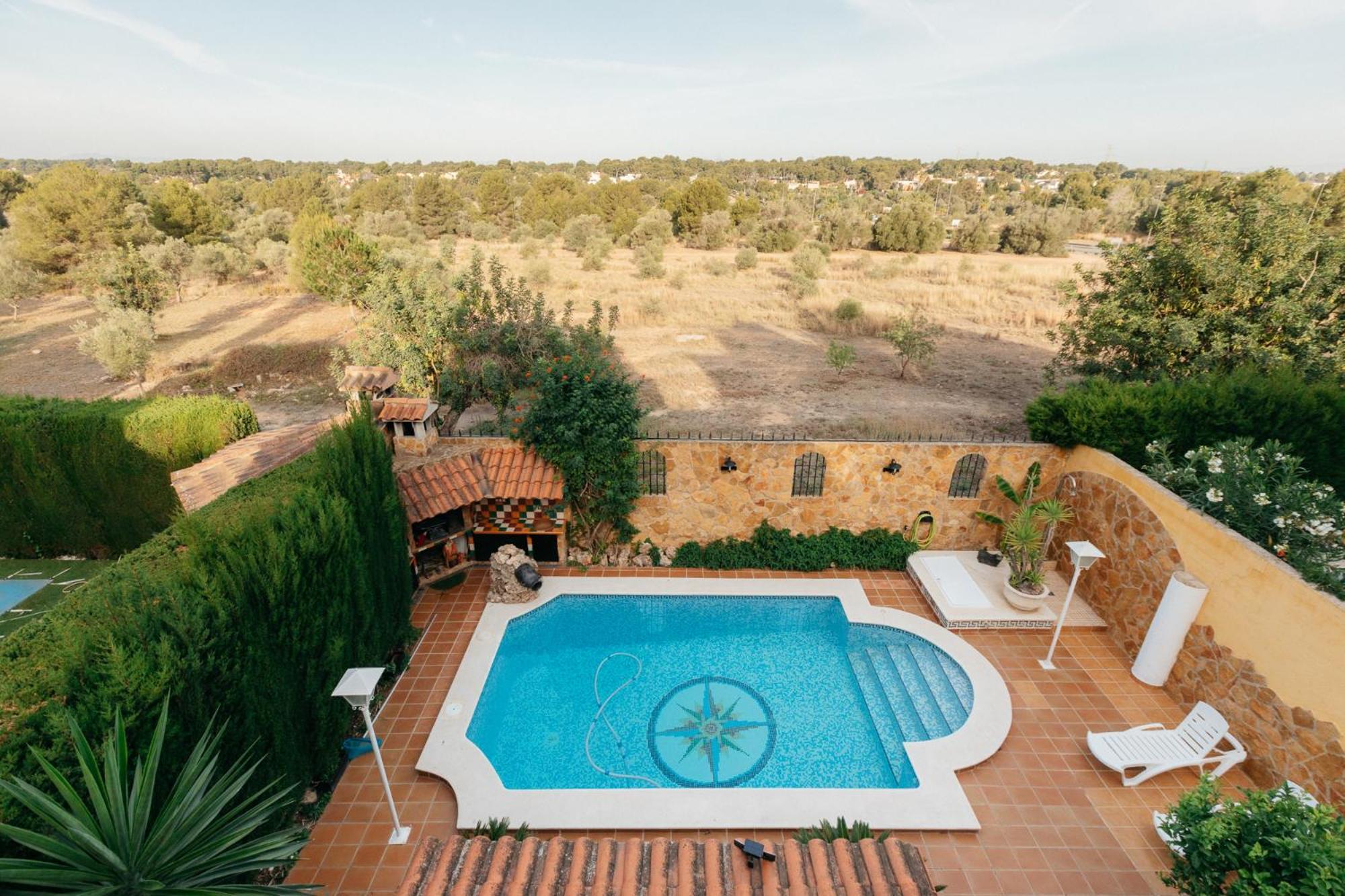 Chalet, Villa Rodeada De Naturaleza Piscina A Doce Klm De Valencia Y 7 Del Aeropuerto Exteriér fotografie